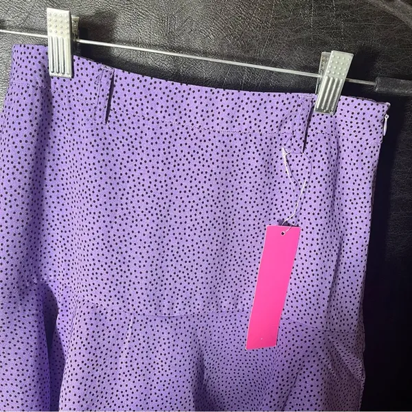 Love For Humanity Couture‎ Purple Dot Skort Size XS - Image 3