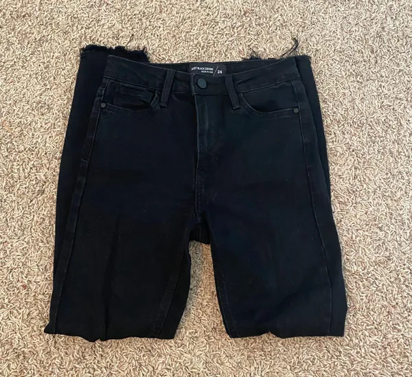High Waist Ripped Skinny Jeans - Image 2