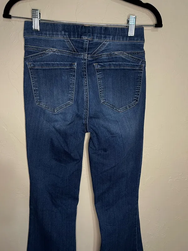Altar'd State Flare Pull‎ On Boho Denim Jeans - Image 9