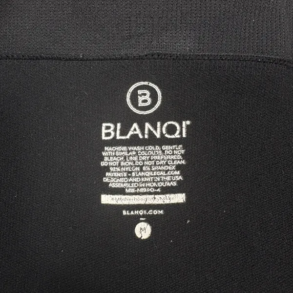 Blanqi Everyday Belly Support‎ Maternity Leggings Black Full Panel Size Medium - Image 5