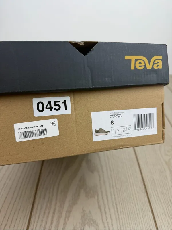 Teva Women's Ellwood Slip-Resistant Hiking Sneakers US8 Burnt Olive $100 - Image 8