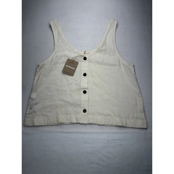 Patagonia Women's Garden Island Top Whole Weave Natural Size XL NWT - Image 3