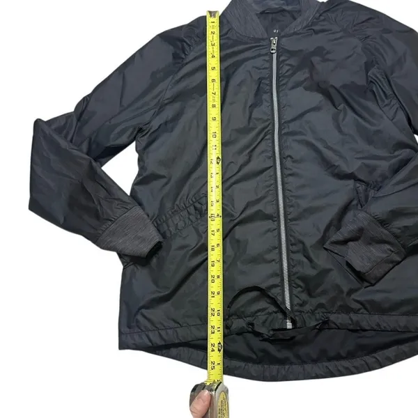 prAna Center Jacket Gorpcore Utility Bomber Lightweight DWR Tech Black Small - Image 5