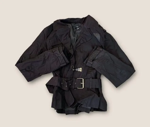 Zara Basic Women's Belted Trench-Style Jacket Dark Brown M - Image 2