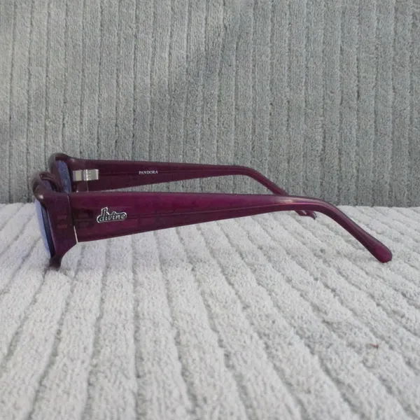 New Divine Eyewear Pandora Purple/Clear Purple Sunglasses NWT - Image 3