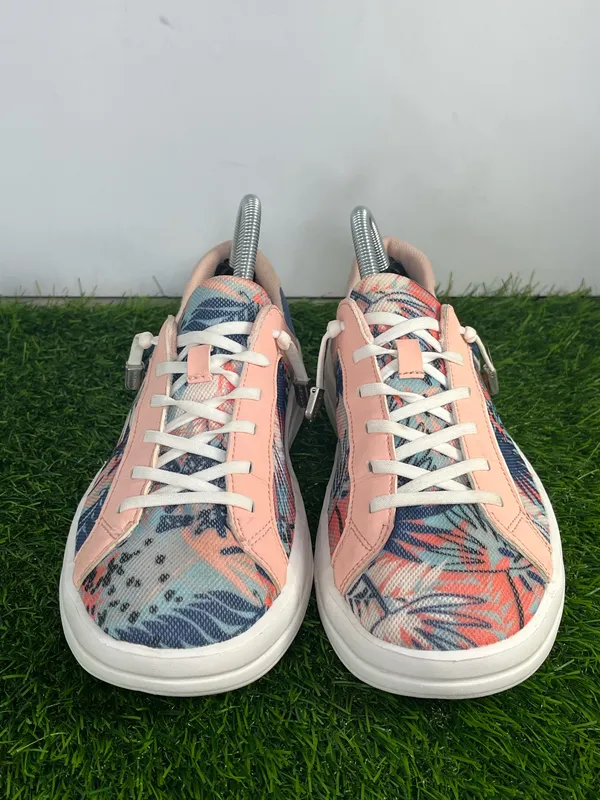Hey Dude Karina Breeze Island Floral Sneakers Women’s Size 9 Lightweight Casual Shoes - Image 2