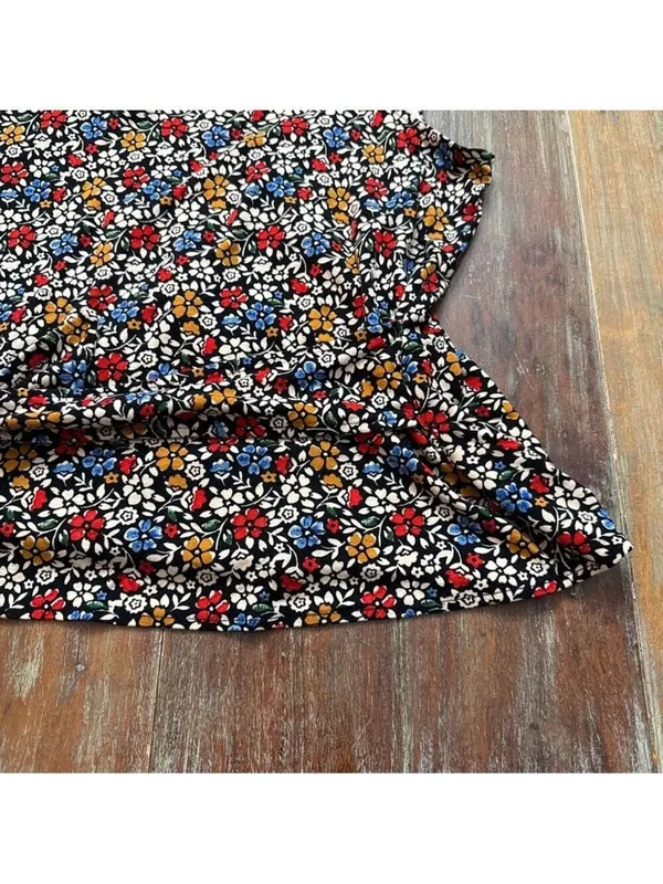 Maeve Anthropologie Floral Peplum Top XL - Image 5
