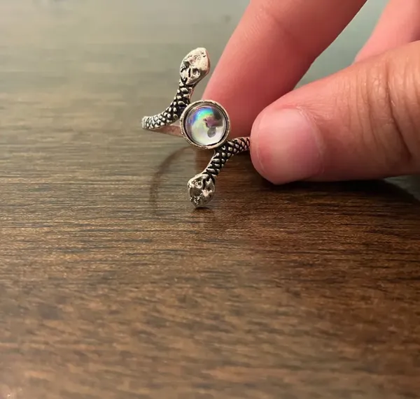 Silver Mystic Serpent Regent Ring Size none - Image 2