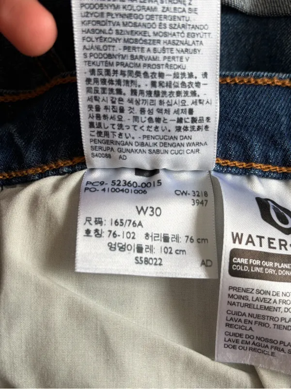 Levis Premium Denim Shorts blue Wedgie fit rolled Cuff Jean summer shorts sz 30 - Image 11