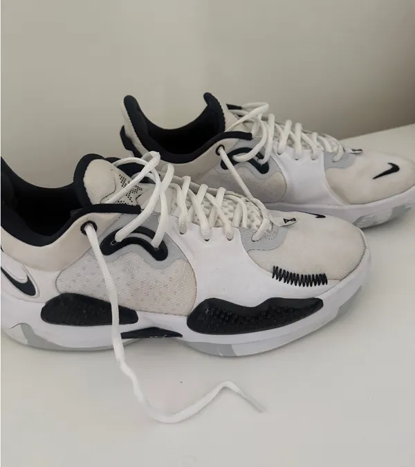 Nike PG 5 TB 'White Black' DA7758-100 Men's Shoes. - Image 4