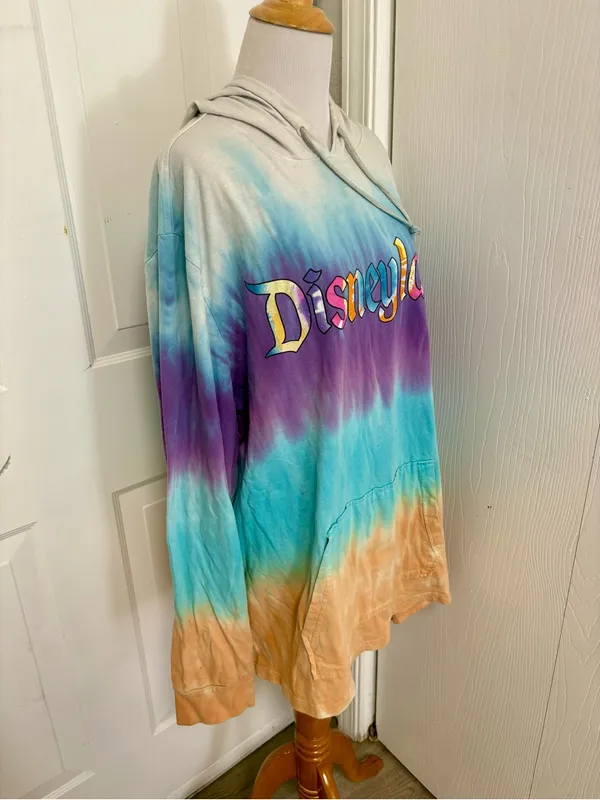 Disney Disneyland Tie Dye Lightweight Hoodie - Image 2