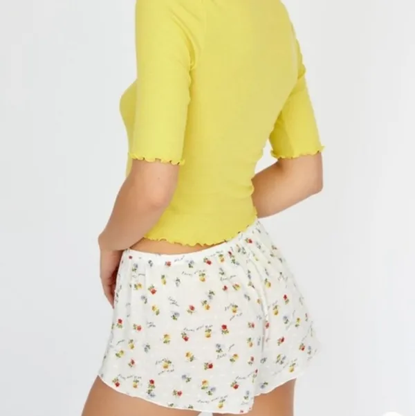 {Free People} Brand New Up Late Crop Top & Shorts - Image 2