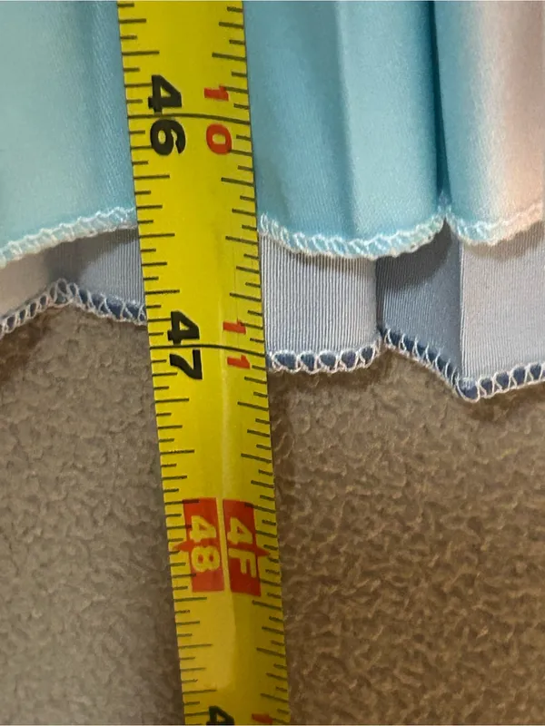 Strapless Maxi Dress, multicolored, pleated, size small, tube top style bodice. - Image 8