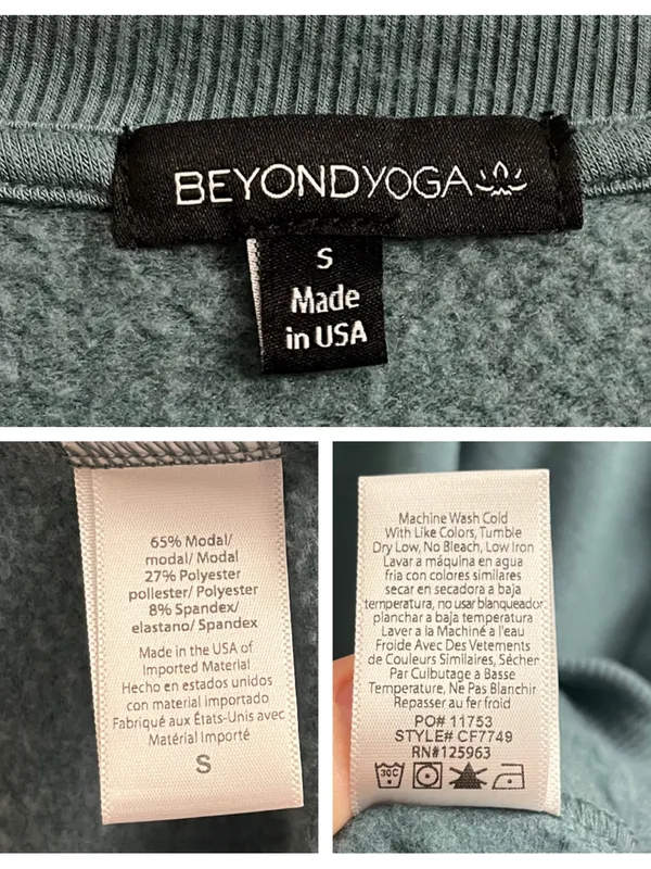 Beyond Yoga Cozy Fleece Saturday Oversized Pullover Size Small - Image 7