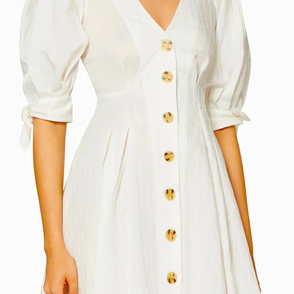 NWT Significant Other white Lantana striped mini dress - Image 3
