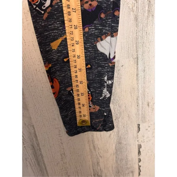 No Boundaries Young Ladies Halloween Dog Print Leggings Size M - Image 8