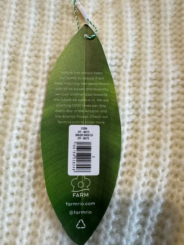 Farm Rio braided sweater - Image 4