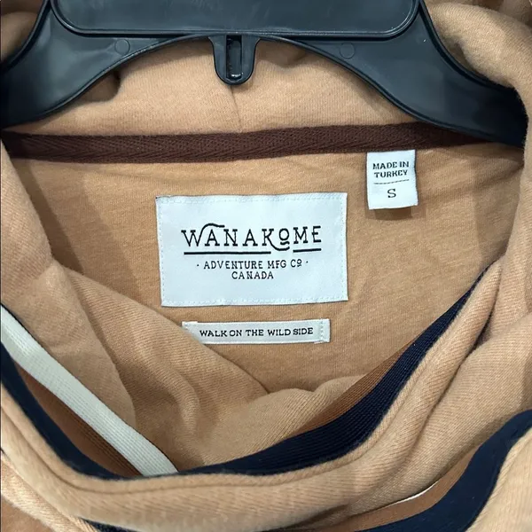 Wanakome Serita Hooded Sweatshirt Hazelnut Small - Image 10