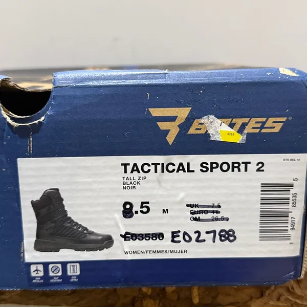 Bates‎ Tactical Boots Black Woman’s Size 8.5 E02788 - Image 12