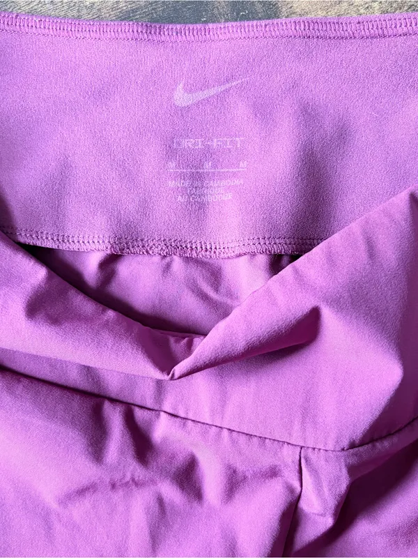 Nike Dri-FIT Bliss Mid Rise 7/8 Joggers Pink Magenta Womens Athletic Pants Med - Image 4