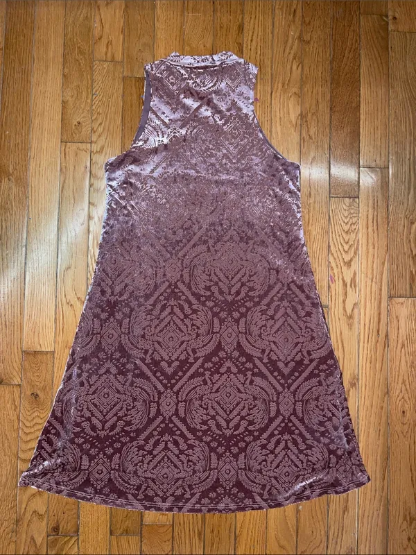 Mudd Sleeveless Burnout Velvet Dress - Image 4