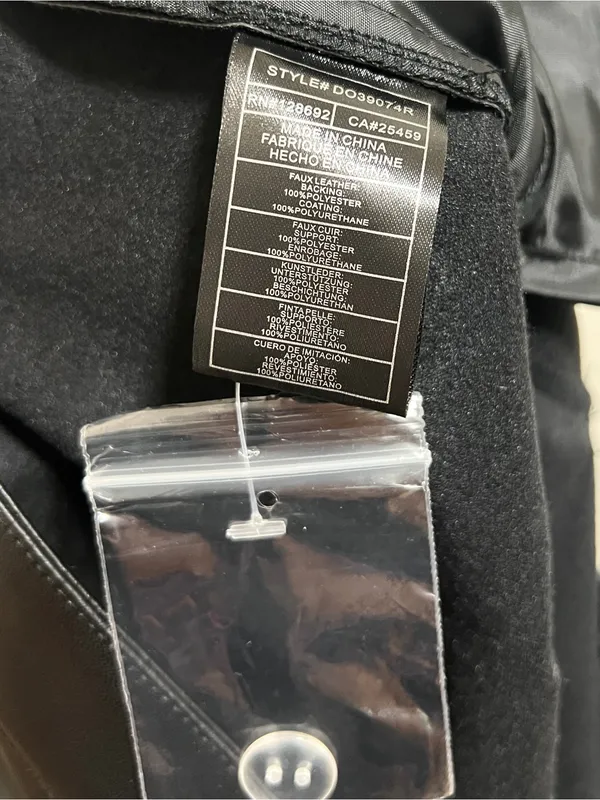 NEW Steve Madden Black Leather Utility Skirt M Vegan - Image 4