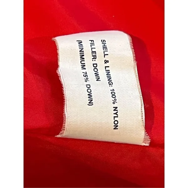 Gap Vintage Down Puffer Zipper Winter Washable Vest‎ Orange Spice MEDIUM Outdoor - Image 11