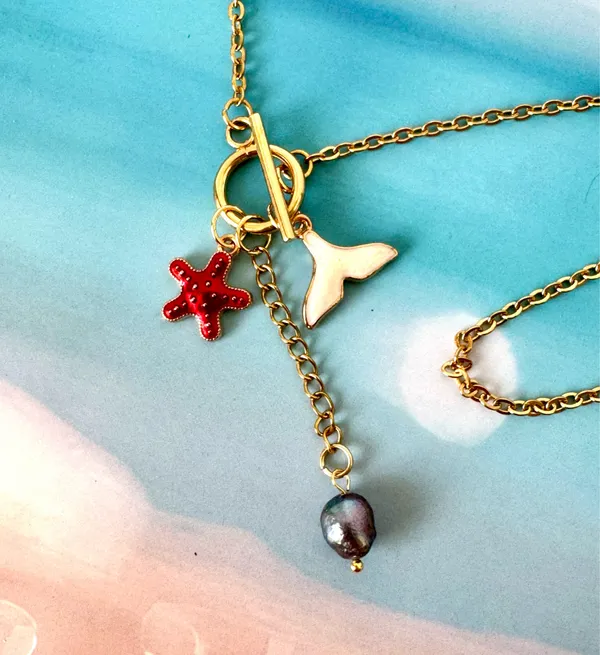 Mermaid Necklace 🧜‍♀️ Gold - Image 5