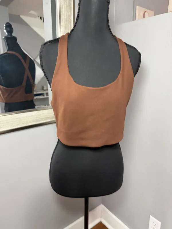 Girlfriend Collective Paloma Racerback Sports Bra Size Large - Image 2