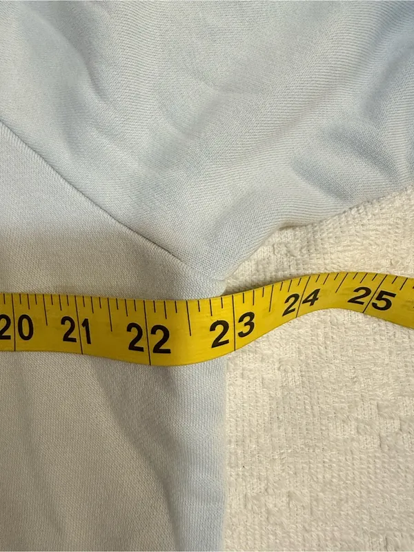 Nike Pale Blue Pullover Hoodie with Swoosh Tag - Image 5