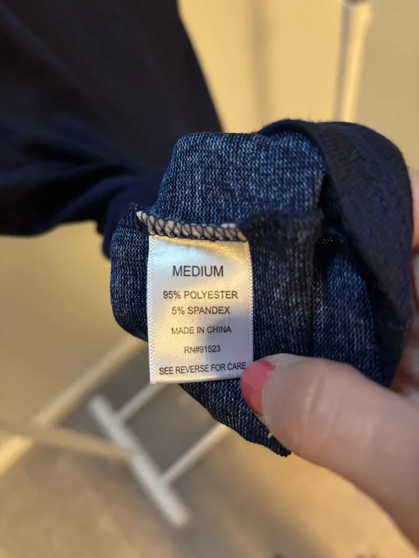 Ande Blue Boxy Soft Tee Size M - Image 5