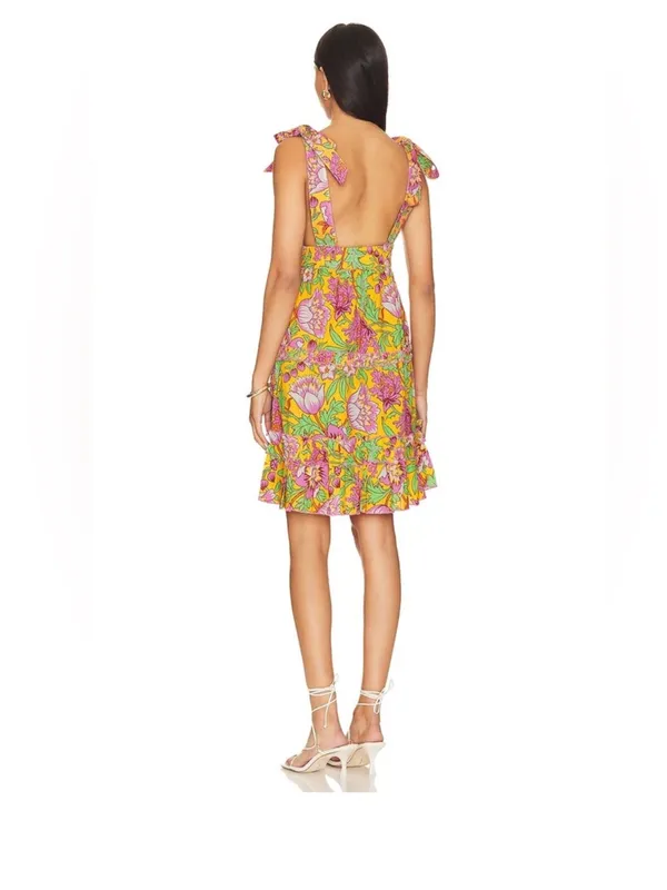 Anthropologie Love The Label Madelyn Floral Mini Dress - Image 2