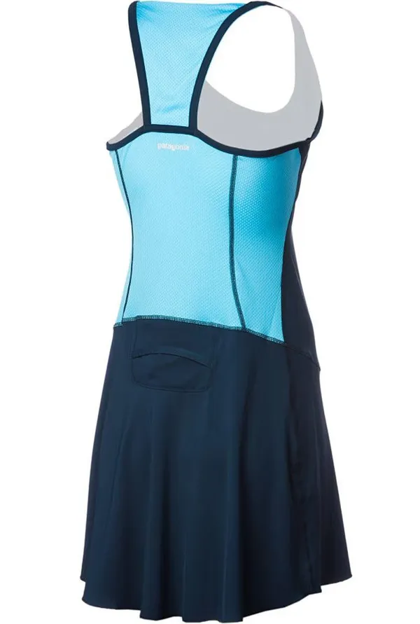 Patagonia tennis athletic all weather dress in navy - Image 3