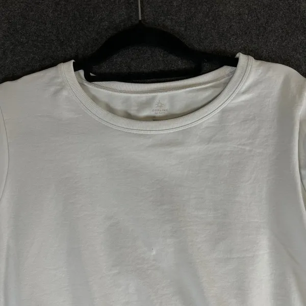 OFFLINE by Aerie Womens XXL White Cropped Long Sleeve Crewneck Sweatshirt - Image 7