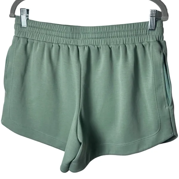 Interval Sage Green Shorts Cozy Soft Athletic Athleisure Stretch Comfort L - Image 6