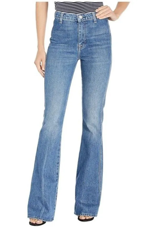 NWT 7 For All Mankind Modern 'A' Pocket in Havana Rigid High Rise Flare Jeans 31 - Image 7