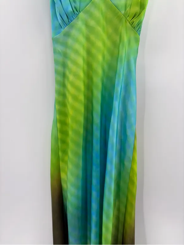 Urban outfitters another girl space blur print boho midi slip dress size 6 NWT - Image 8