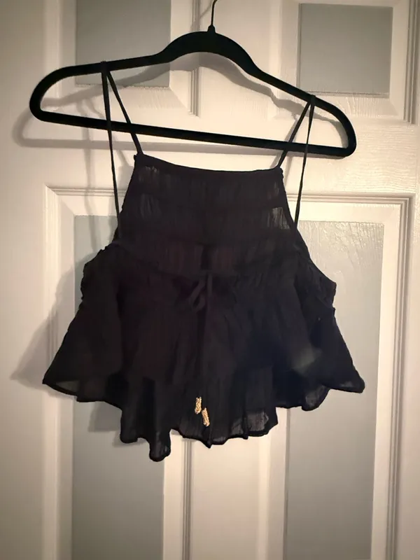 Free People Angelina Two-Piece Smocked Tank & Shorts Set - Image 2