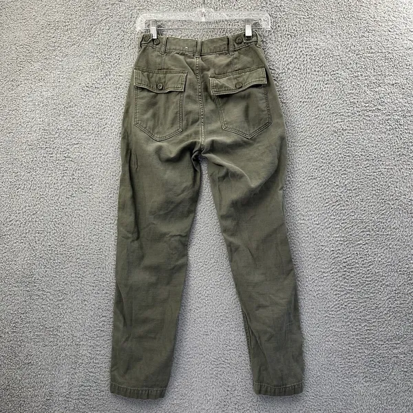 American Eagle Pants Straight Leg High Rise Gorpcore Utility Grunge W 00 x 26‎ - Image 2