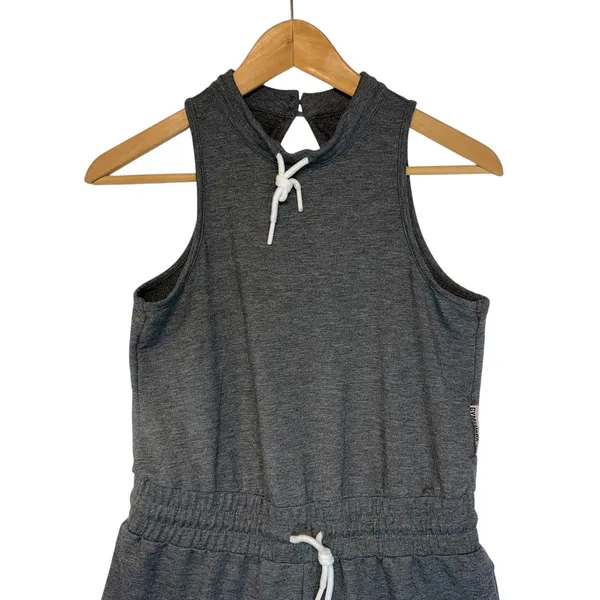 Gymshark Solace Jumpsuit‎ Gray Sporty Chic Athleisure Gym Girl Women's Medium - Image 2