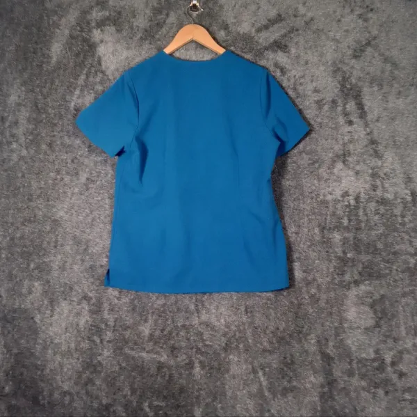 Figs Catarina scrub women's top blue size Medium - Image 3