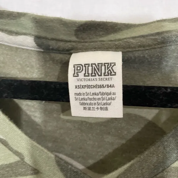 PINK - Victoria's Secret camo t-shirt - Image 3