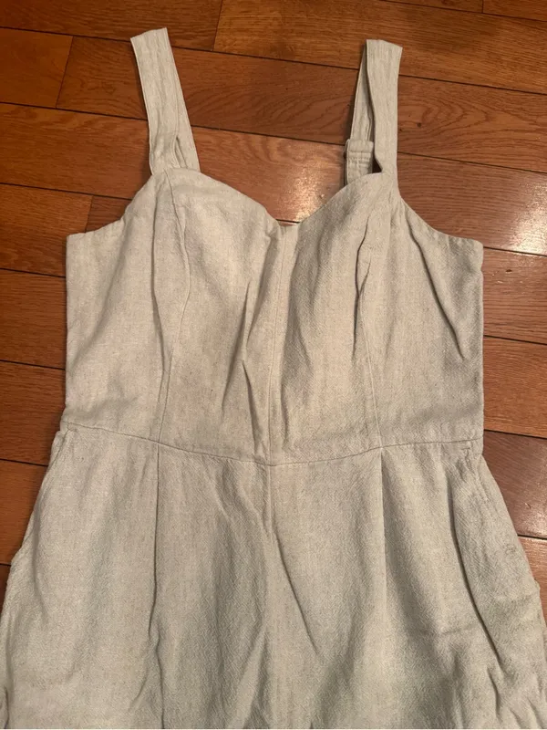 Old Navy Wide Leg Linen‑Blend Jumpsuit – Size M Like New - Image 3