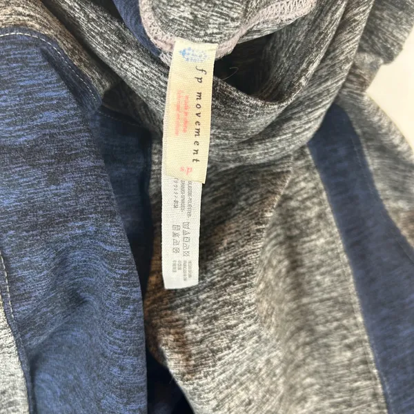 FP Movement Leggings Gray Blue Colorblock High‎ Waist Athleisure Womens Small - Image 3