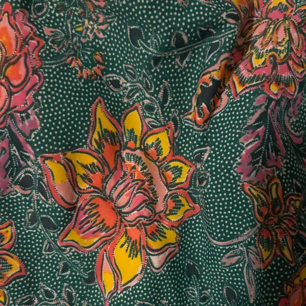 Cotton On Floral One Piece Swimsuit - Green and Pink - Image 5