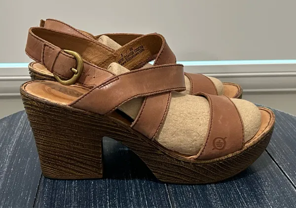 Born Chunky Heel Sandals - Image 6