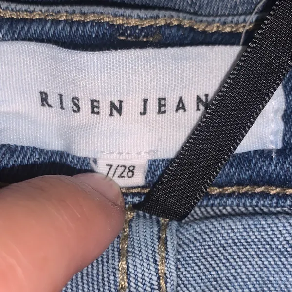 Risen Jeans Relaxed High Waist Stretch Jeans 7/28 - Image 10