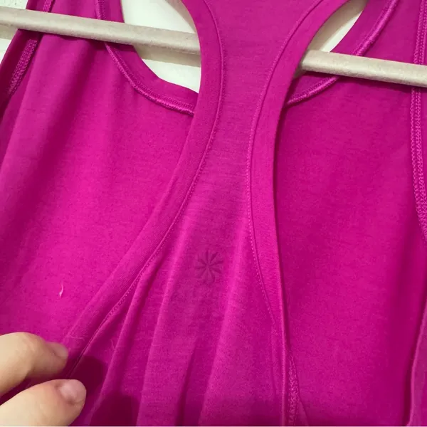 Athleta Magenta Racerback Tank Top - Image 3