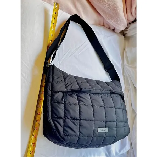 Reebok Savannah Quilted Crossbody Bag, Black - Image 4