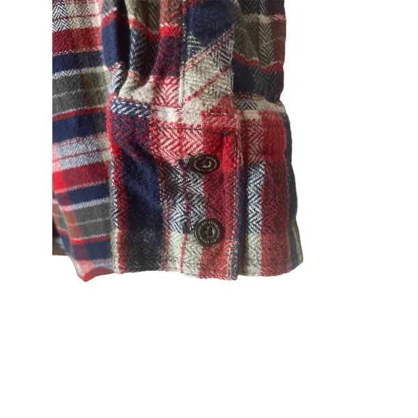 Field & Stream Women's 100% Cotton Flannel Button Up Shirt Size Medium Hiking - Image 3